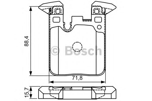 0986495335 BOSCH Гальмівні колодки до дисків ROADHOUSE арт. 0986495335