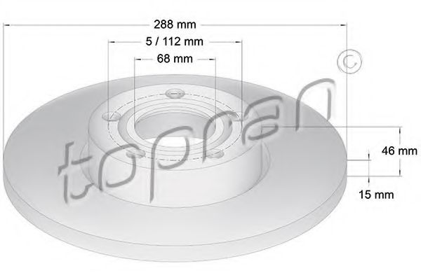 Гальмiвнi диски BOSCH арт. 103755