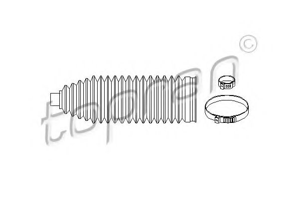 Пильовик рульової рейки  VW LT28-55 96-06; MERCEDES-BENZ Sprinter 901-905 95-06, Vito W638 96-03 DELPHI арт. 109442