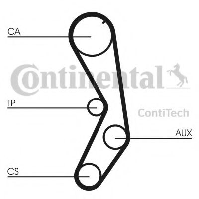 Комплект ременя ГРМ SKF арт. CT605K1