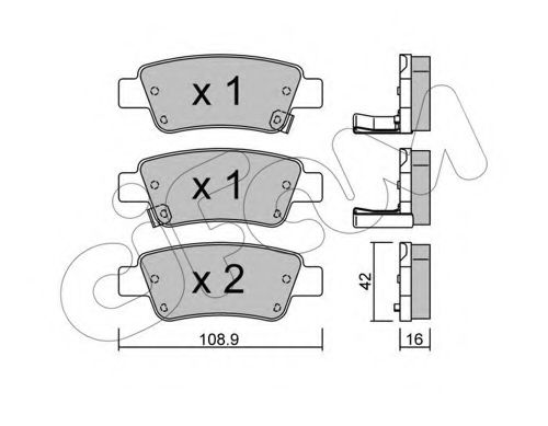 Гальмівні колодки зад. Honda CR-V 07- (bosch) DELPHI арт. 8227900