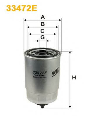 ФІЛЬТР ПАЛИВА WUNDER арт. 33472E