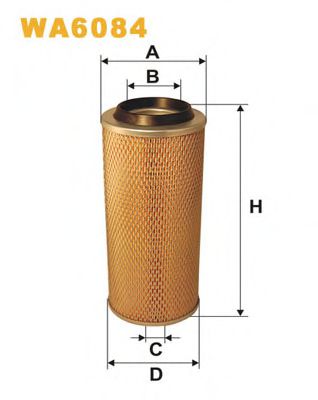 Фільтр повітря MECAFILTER арт. WA6084