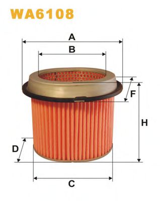 Р¤С–Р»СЊС‚СЂ РїРѕРІС–С‚СЂСЏ KNECHT арт. WA6108