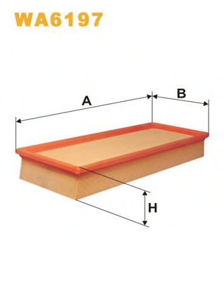 ФІЛЬТР ПОВІТРЯ KNECHT арт. WA6197