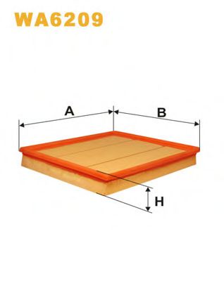 Фільтр повітря KNECHT арт. WA6209