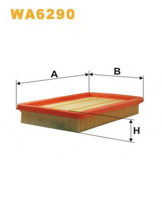 Р¤С–Р»СЊС‚СЂ РїРѕРІС–С‚СЂСЏ MECAFILTER арт. WA6290