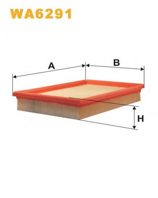 Фільтр повітряний COMLINE арт. WA6291