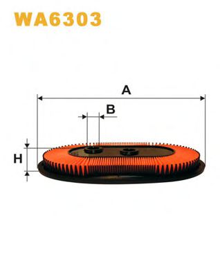 Фільтр повітря MECAFILTER арт. WA6303