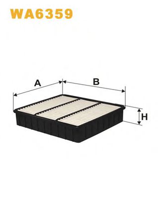 Р¤С–Р»СЊС‚СЂ РїРѕРІС–С‚СЂСЏ KNECHT арт. WA6359