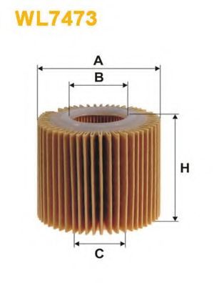 фільтр оливний JAPANPARTS арт. WL7473