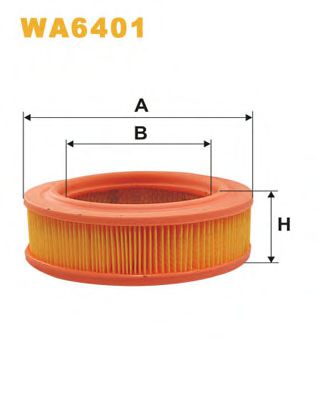 Фільтр повітряний WA6401/AR219 (вир-во WIX-FILTERS) MECAFILTER арт. WA6401