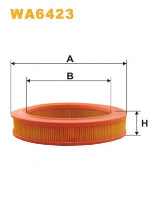 Фільтр повітряний NISSAN SUNNY WA6423/AR239 (вир-во WIX-FILTERS) TOKO CARS арт. WA6423