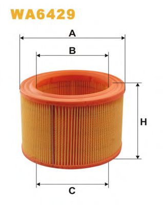 ФІЛЬТР ПОВІТРЯ HENGSTFILTER арт. WA6429