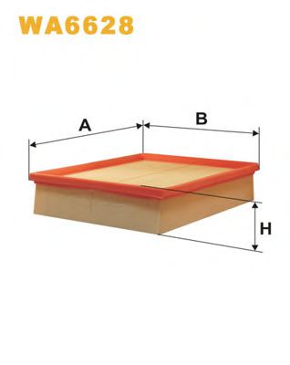 Фільтр повітряний WUNDER арт. WA6628