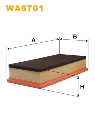 Фільтр повітря SOFIMA арт. WA6701