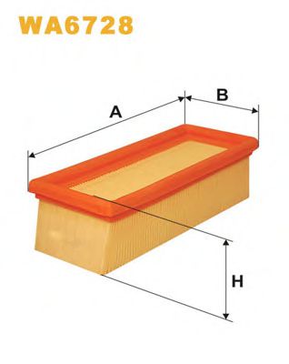 Фільтр повітря KNECHT арт. WA6728