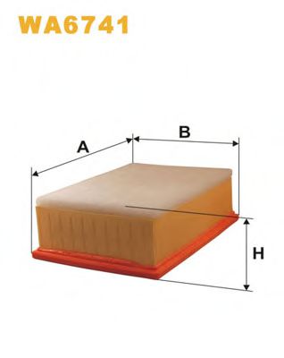 Фільтр повітря KNECHT арт. WA6741