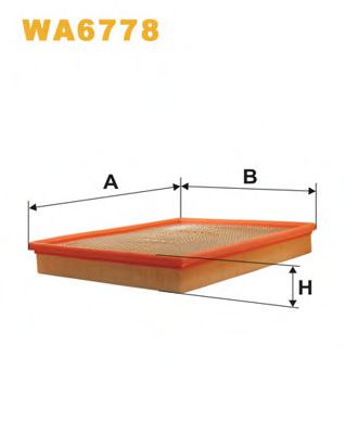 ФІЛЬТР ПОВІТРЯ KNECHT арт. WA6778