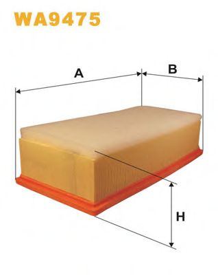 ФІЛЬТР ПОВІТРЯ KNECHT арт. WA9475