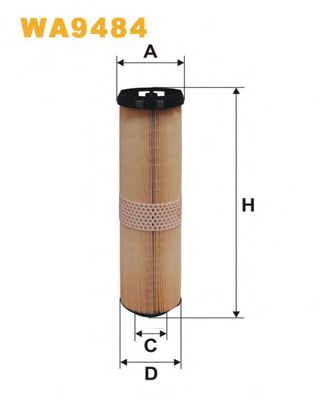 Р¤С–Р»СЊС‚СЂ РїРѕРІС–С‚СЂСЏ MECAFILTER арт. WA9484