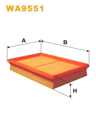 Р¤С–Р»СЊС‚СЂ РїРѕРІС–С‚СЂСЏ KNECHT арт. WA9551