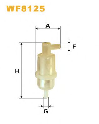 Фільтр паливний BOSCH арт. WF8125