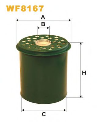 Фільтр палива PURFLUX арт. WF8167