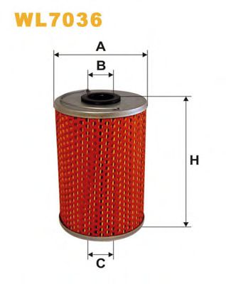 Р¤С–Р»СЊС‚СЂ РѕР»РёРІРё HENGSTFILTER арт. WL7036