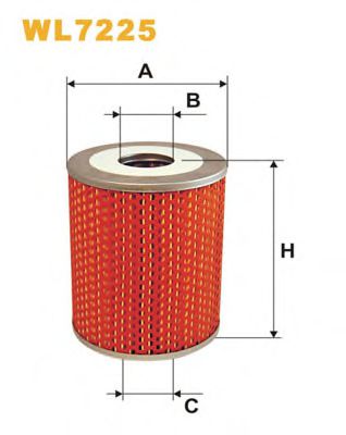 ФІЛЬТР ОЛИВИ MECAFILTER арт. WL7225