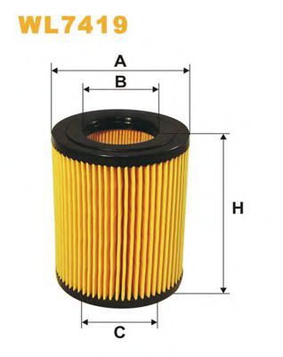 Оливний фільтр COMLINE арт. WL7419