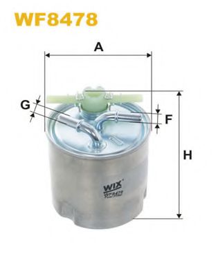 ФІЛЬТР ПАЛИВА HENGSTFILTER арт. WF8478