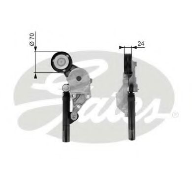 Натяжник ременя генератора SKF арт. T38192