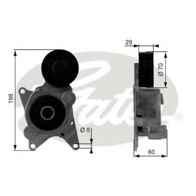 Натяжник ременя генератора SKF арт. T38435