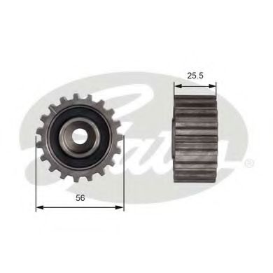 Фото - T42000 (7786-21093) Обвідний ролик ременя ГРМ GATES POWERGRIP IDLER GATES - T42000