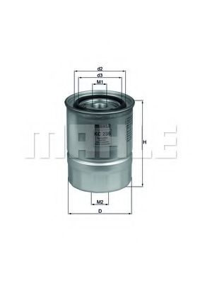 Фільтр палива WIXFILTERS арт. KC236