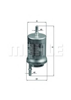 Фільтр паливний BOSCH арт. KL1766D