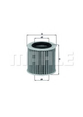 Фільтр масляний двигуна SKODA FABIA (вир-во Knecht-Mahle) FRAM арт. OX360D