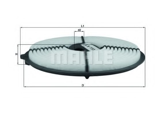 Повітряний фільтр BLUEPRINT арт. LX733