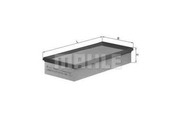 Фільтр повітряний Transit 2.0i/2.5D/TDi 94>00 HENGSTFILTER арт. LX583