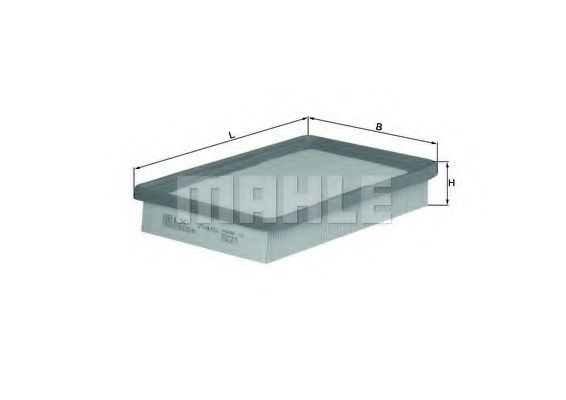 Повітряний фільтр BLUEPRINT арт. LX745