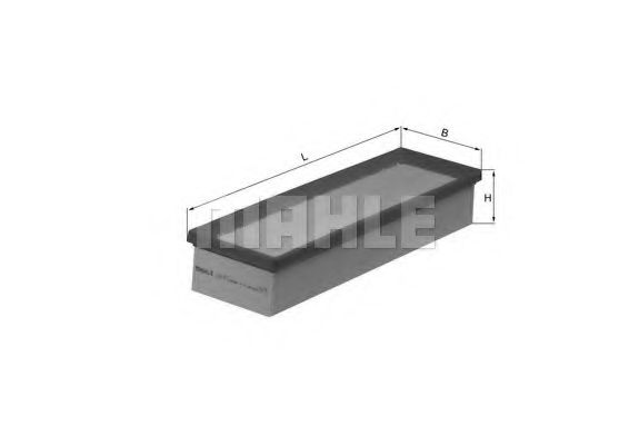 Фільтр повітряний 1.6 16V Berlingo/Partner 01-/C2/C3 03- BLUEPRINT арт. LX1451