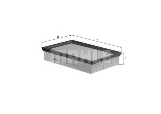 Повітряний фільтр BLUEPRINT арт. LX1570