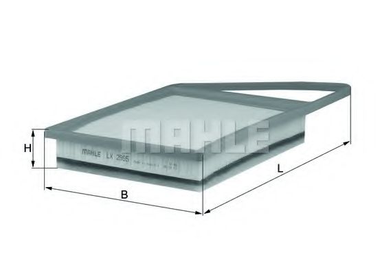 Фiльтр повiтряний UFI арт. LX2995