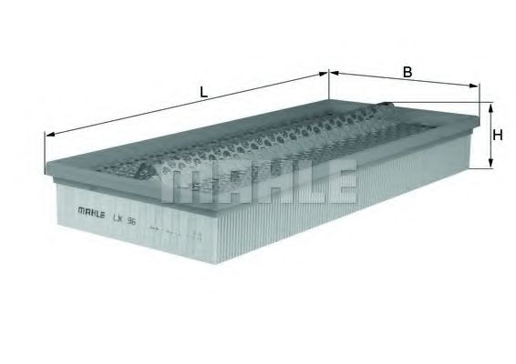 Фільтр повітряний Mahle Daimler, знято з виробництва WIXFILTERS арт. LX96