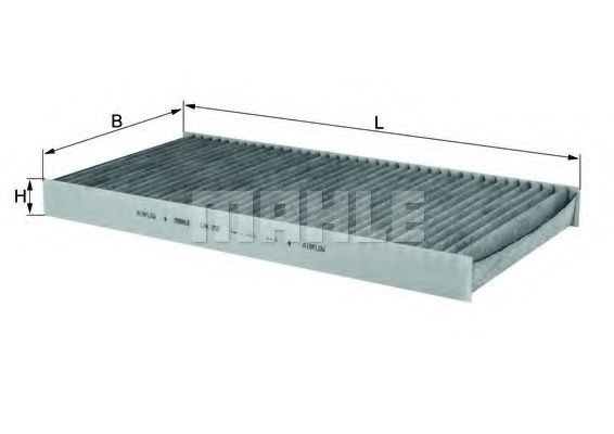 Фільтр салону DELPHI арт. LAK252