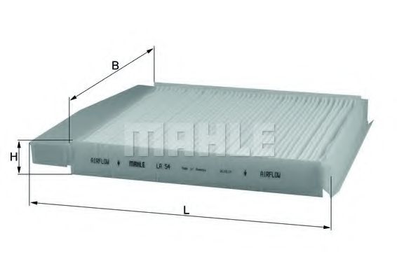 Фільтр салону Volvo C70/S60/S70/S80/V70/XC70/XC90 PURFLUX арт. LA54