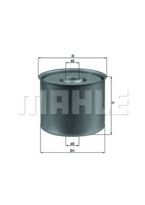 Фільтр паливний Jumper/Boxer 1.9/2.4 D/TD 94>02 KOLBENSCHMIDT арт. KX23D