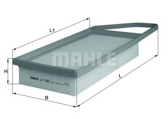 Фільтр повітряний 1.4HDi Nemo/Bipper 08-/C1/C2/C3 02-/206-307 02- JAPANPARTS арт. LX1282