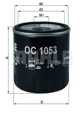 Фільтр оливний VAG арт. OC1053